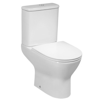 DARIO RIMLESS WC kombi mísa s nádržkou, spodní/zadní odpad, bílá 201.431.4