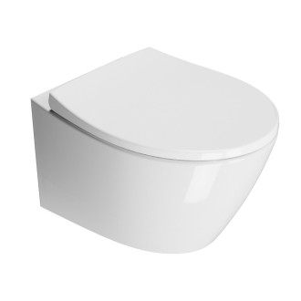 MODO WC sedátko Soft Close, duroplast, bílá/chrom MS98C11