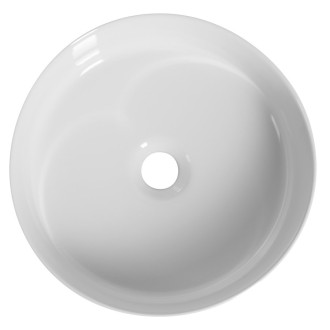 ION keramické umyvadlo na desku, průměr 36cm, bílá 10NF66036
