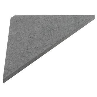 ABELINE rohová police rockstone 200x200mm, concrete AE200-4033