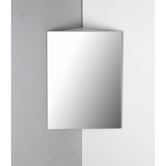 ZOJA/KERAMIA FRESH rohová zrcadlová skříňka 37x72x37cm, bílá 50352