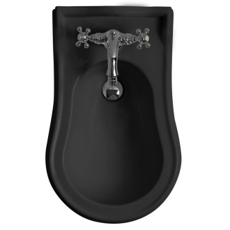 RETRO bidet stojící 39x61cm, černá mat 102231