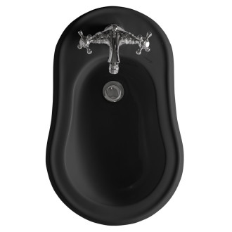RETRO bidet stojící 38,5x60cm, černá mat 102031