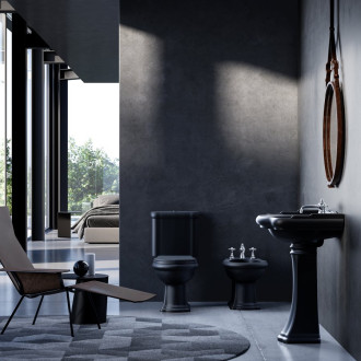 RETRO bidet stojící 38,5x60cm, černá mat 102031