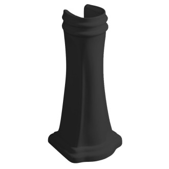 RETRO universální keramický sloup k umyvadlům 56,69,73cm, černá mat 107031