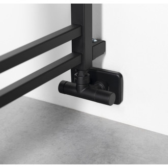 METRO SPACE otopné těleso 550x1430 mm, do prostoru, černá mat IR438B