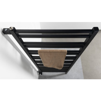 METRO SPACE otopné těleso 550x1430 mm, do prostoru, černá mat IR438B