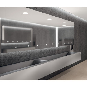 TOWEL zrcadlová skříňka 900 mm s dávkovačem , vodovodní baterií a zásobníkem MUM000117