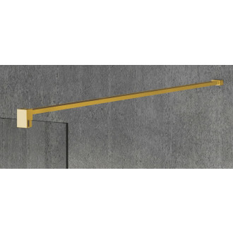 VARIO GOLD MATT jednodílná sprchová zástěna ke stěně, kouřové sklo, 1200 mm GX1312-01