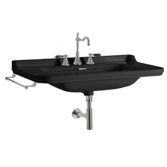 WALDORF keramické umyvadlo 100x55cm, černá mat 4142K7