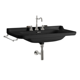 WALDORF keramické umyvadlo 80x55cm, černá mat 4141K7