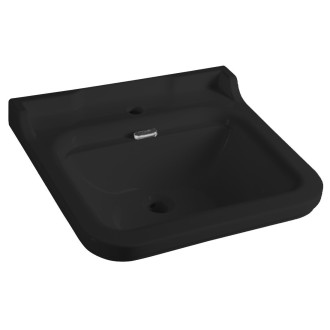 WALDORF keramické umyvadlo 60x55cm, černá mat 4140K7