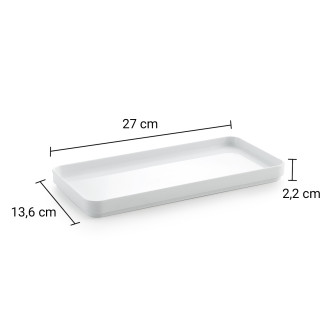 SEVENTY miska na postavení, bílá 630622