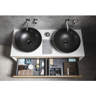 Koupelnový set VIERA 120, dub alabama / bílá mat KSET-037 KSET-037