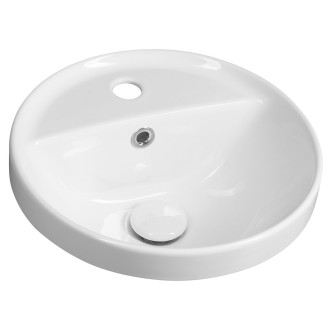 YUVA keramické umyvadlo zápustné, ? 38cm, bílá TU0652