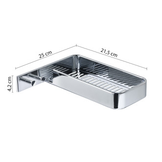 Il GIGLIO police do sprchy, 250x42x215mm, chrom A91913