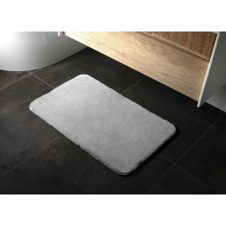 FUZZY koupelnová předložka, 50x80cm, 100% polyester, protiskluz, šedá 96FY508008