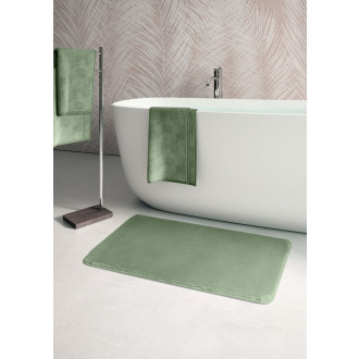 FUZZY koupelnová předložka, 50x80cm, 100% polyester, protiskluz, zelená 96FY508007