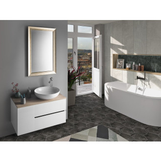 Koupelnový set ODETTA 70+20, bílá KSET-056 KSET-056
