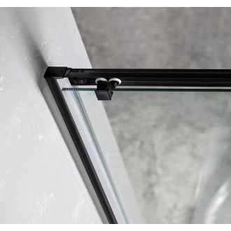 SIGMA SIMPLY BLACK čtvercový sprchový kout 1200x1200 mm, rohový, čiré sklo GS2112B-01