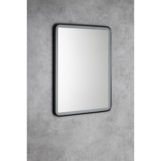 SWIDA zrcadlo s LED osvětlením 60x80cm, dotykový senzor, stmívatelné, černá mat SW060