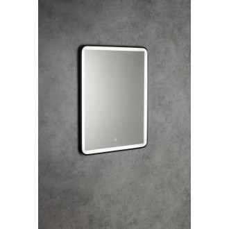 SWIDA zrcadlo s LED osvětlením 60x80cm, dotykový senzor, stmívatelné, černá mat SW060