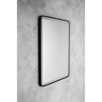 SWIDA zrcadlo s LED osvětlením 60x80cm, dotykový senzor, stmívatelné, černá mat SW060