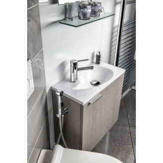 Koupelnový set LATUS IV 50,5, dub stříbrný KSET-080 KSET-080