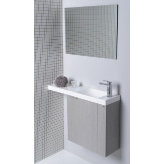 Koupelnový set LATUS VI 80, dub stříbrný KSET-085 KSET-085
