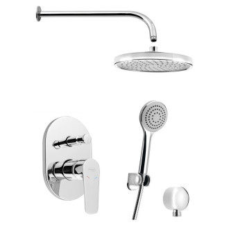 LOTTA podomítkový sprchový set s pákovou baterií, 2 výstupy, chrom LT743