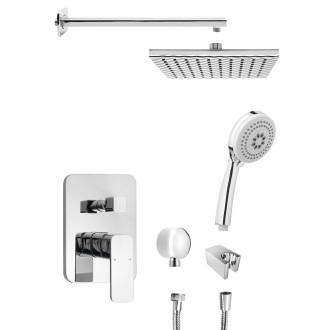 FACTOR podomítkový sprchový set s pákovou baterií, 2 výstupy, chrom FC643