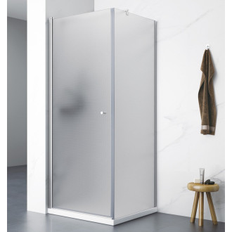 PILOT čtvercový sprchový kout 900x900 mm, sklo Brick PT090-01