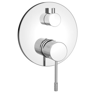 SOLARIS podomítková sprchová baterie, 2 výstupy, chrom WD042