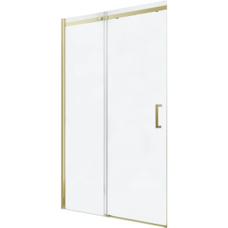MEXEN OMEGA sprchové dveře 120x190 cm 8 mm zlatá-čiré 825-120-000-50-00