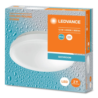 Koupelnové stropní svítidlo, průměr 210mm, 900lm, 12W, 4000K, IP44 AC464790055