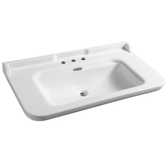WALDORF keramické umyvadlo 120x55cm, 3 otvory, bílá 4144K1-3