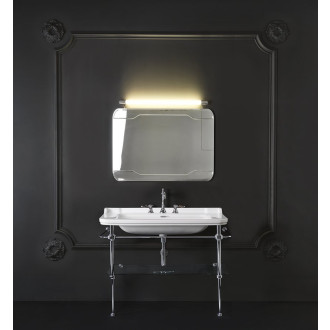 WALDORF keramické umyvadlo 120x55cm, 3 otvory, bílá 4144K1-3