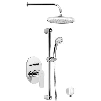 LOTTA podomítkový sprchový set s pákovou baterií, 2 výstupy, chrom LT744