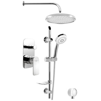DAPHNE podomítkový sprchový set s pákovou baterií, 2 výstupy, chrom DH944