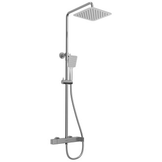 CUBEMIX sprchový sloup s pákovou baterií, chrom UBC-CM139