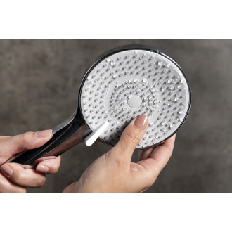 Ruční masážní sprcha, 3 režimy sprchování, průměr 120 mm, ABS/chrom SK879