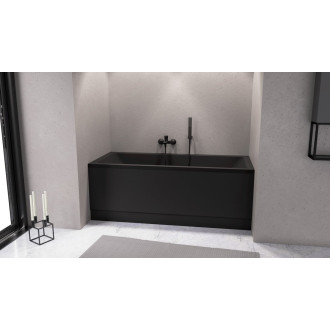 COUVERT NIKA panel čelní 180x52cm, černá mat 72847.21