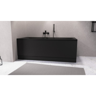 COUVERT panel čelní 180x52cm, černá mat, levý 72857.21