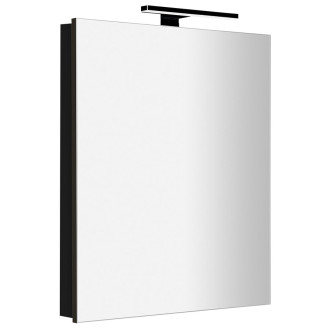 GRETA galerka s LED osvětlením, 60x70x14cm, černá mat GR065-0035