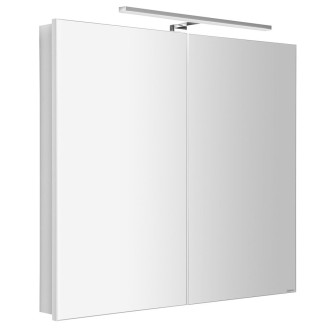 GRETA galerka s LED osvětlením, 81x70x14cm, bílá mat GR080-0031