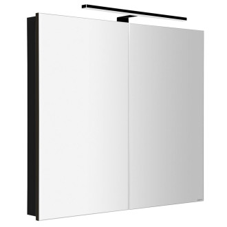GRETA galerka s LED osvětlením, 81x70x14cm, černá mat GR085-0035