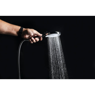 Ruční masážní sprcha, 4 režimy sprchování, průměr 120mm, ABS/chrom 1204-51