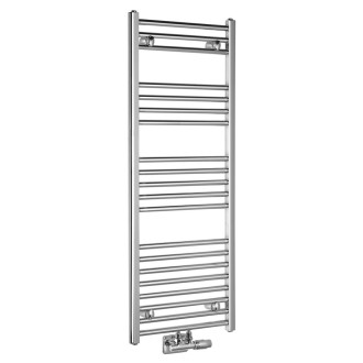 ALYA otopné těleso rovné 400x1188mm, středové připojení, chrom LLS308