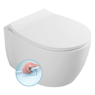 SENTIMENTI závěsná WC mísa, Rimless, 36x51cm, bílá 10AR02012
