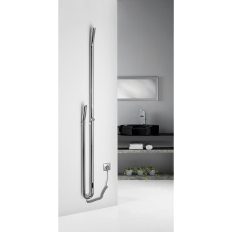 DUOPASSO elektrický sušák ručníků s časovačem 122x1700mm, 45 W, chrom ER730